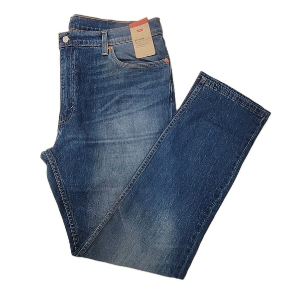 Levi's 511 Slim Fit 5-Pocket Denim Jeans Men's 40x32 Sits Below Waist Stretch - Picture 5 of 13